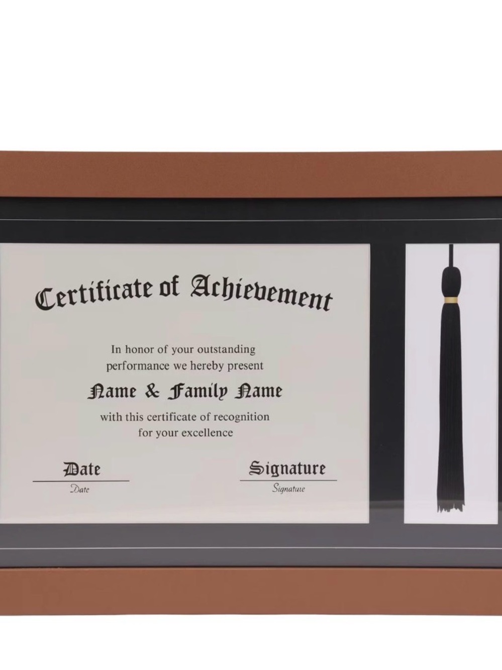Diploma Frame with Tassel Holder, 11" x 8.5", Graduation by Way To Celebrate
